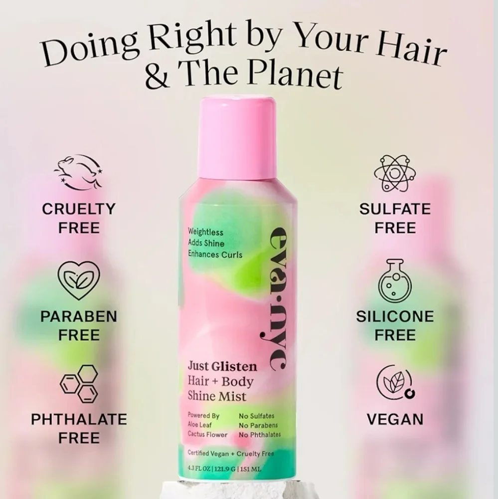 🆕️Eva NYC ✨️Just Glisten ✨️Hair and Body Shine Mist